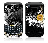 Black Skull Design Decal Skin Sticker for BlackBerry Curve 8500 Cell Phone