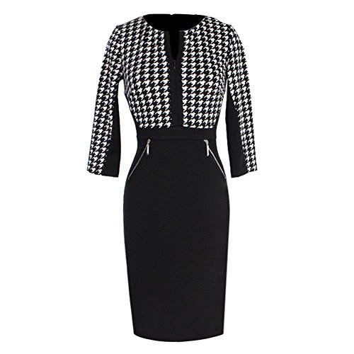 Adogirl Womens Business Work Party Cocktail Pencil Sheath Dress