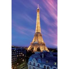 Empire 292551 Poster, Paris Eiffelturm by Dawn 61 x 91.5 cm