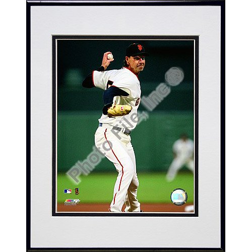 Photofile San Francisco Giants Randy Johnson 2009 Pitching Action - Matted 8x10 Photo in Aluminum Frame