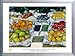 Poster Art Print framed: Gustave Caillebotte - Fruit Displayed On A Stand (32 x 24 inches)