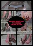 Blonde Bare Foot & Sneaker Crush Fetish