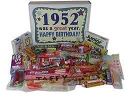 '50s Retro Candy Decade 60th Birthday Gift Box - Nostalgic Candy 1952