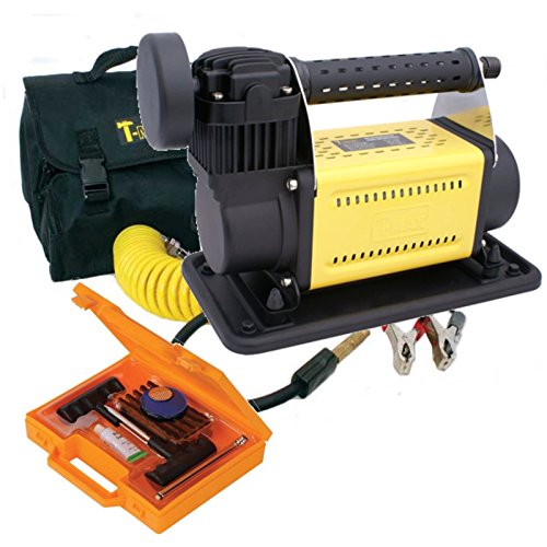 Cheap Price TMAX HEAVY DUTY 12V Air Compressor Portable 4x4 Tyre Pump + Tyre Repair Kit