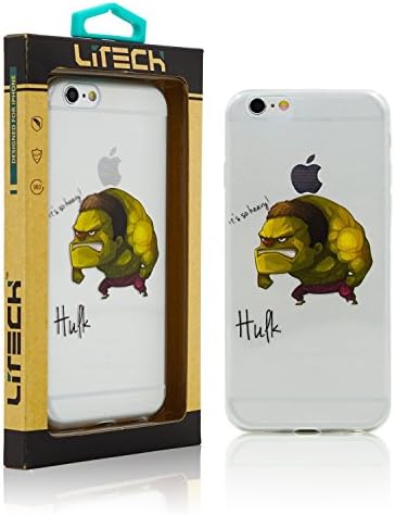 Litech Castle Case [Flexfit] Protective Clear Cute Watercolor Creative Artistic Case for Apple iPhone 7 Plus, iPhone 8 Plus