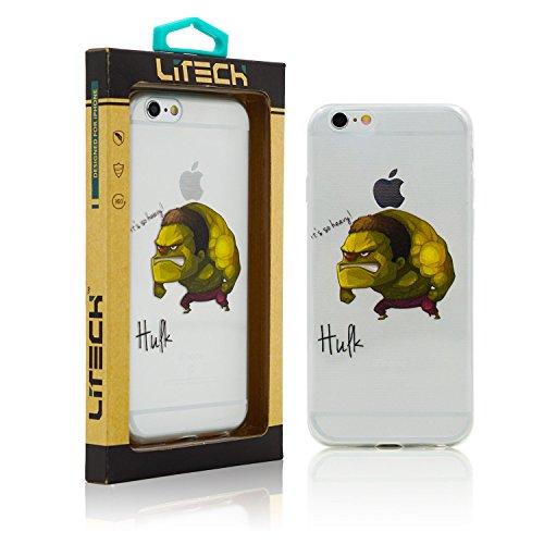 Litech Castle Case [Flexfit] Protective Clear Cute Watercolor Creative Artistic Case for Apple iPhone 7 Plus, iPhone 8 Plus