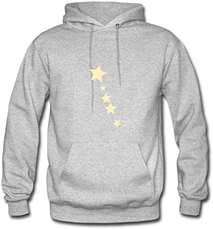 Grey Casual Lightweight Stern2 Hoodies Medium Men Customized
