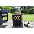 La Hacienda Ottawa Modern Fire Basket Incinerator Wood Burner
