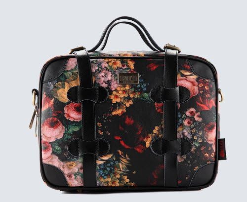 YSYT (TM) 2014 NewPU Leather Multi-function Women Vintage Canvas Business Bag Travel Backpack Messenger Tote Bag Video Portable Carry Case for Ipad 2 Ipad 3 Mini Ipad Ipad4 Google Nexus 10 Samsung Galaxy Note 10.1 N8000 Micro---Palace Flower