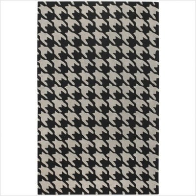 Cosmopolitan 8826 Houndstooth Contemporary Rug Size: Runner 2' 6