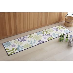 【クリックで詳細表示】ギフト用衣装箱付き【ラ・エミーズ】キッチンマット ソレイユ約45×180cm 新生活・インテリア・結婚祝・新築祝・ギフト パープル