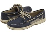 SPERRY BLUEFISH 2 EYE NAVY DEER WOMENS BALLERINAS Size 10M