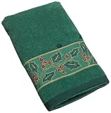 Review Lenox 047596228296 / Lenox Holly Berry Hand Towel, Green