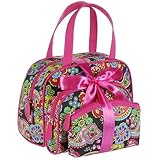 Stone & Co. Paisley Garden Dome Cosmetic Bags PINK MULTI