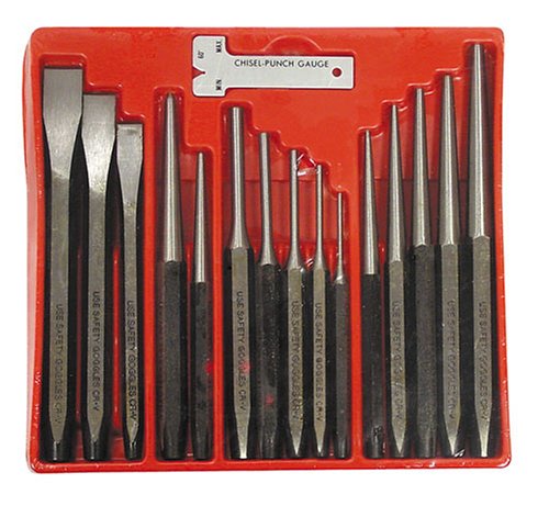Astro Pneumatic 1600 Punch and Chisel Set 16 PC