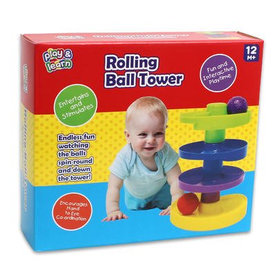 Play and Learn Rolling Ball Tower - 12m+