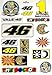 Sport & Fitness : Valentino Rossi Sticker Set Aufkleber Set 16 teilig