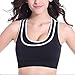 lethmik Women's Wireless Seamless Sports Bra With Removable Pads