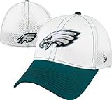 NFL Unisex Adult Philadelphia Eagles Blitz Neo 3930 Cap (White/Green, Large/X-Large)