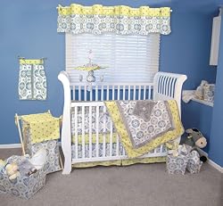 MONACO - 4 PC CRIB SET - BABY BEDDING SETS