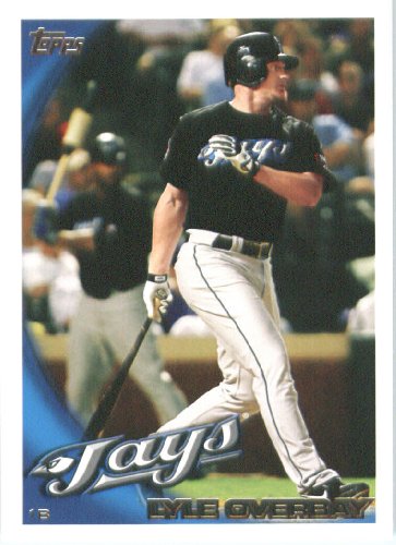 2010 Topps Baseball Card #289 Lyle Overbay Toronto Blue Jays - Mint Condition - Shipped In Protective ScrewDown Display Case!