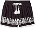My Michelle Girls' Big Soft Shorts with Embroidered Hem and Drawstring with Tassels