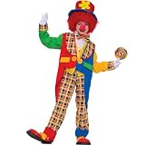 Clown Around Town Child Costume Child (Medium (8-10))