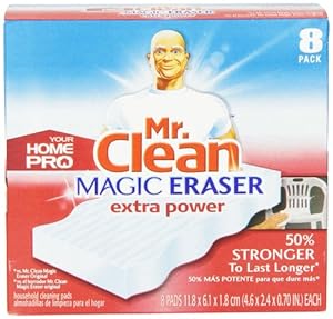 Mr. Clean HomePro Extra Power Magic Eraser, 8 Count Box