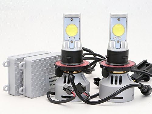 SkaDirect LED Headlight Conversion Kit- All Bulb Sizes - 80W 6400LM Cree LED - Replaces Halogen & HID Bulbs - White (H13 (9008) Dual-beam LED)