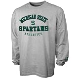 Adidas Michigan State Spartans Ash Rivalry Long Sleeve T-shirt