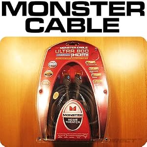 Monster U3 V800 HDMI-8 Advanced High Speed HDTV HDMI Cable (8 feet)
