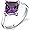 Striking 2.25 carats Alexandrite Engagement Ring in Sterling Silver Rhodium Finish Size 5, Available in Sizes 5 thru 9