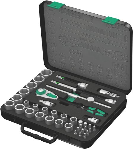 Wera Zyklop 8100 SC 4 12-Inch SAE Ratchet Set 38-Piece