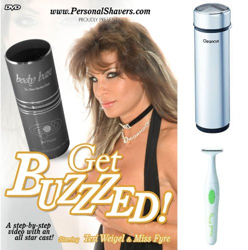 ES412 Cleancut Personal Shaver AND a Cleancut Model PS335 Cleancut T Handle Trimmer and Get Buzzzed! instructional personal shaving video