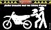 Extrem Warnung Aufkleber Dirt Bike FMX MX L=0: my-fan-page.de