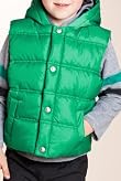 Zip Through Padded Hooded Gilet & Fleece Top Set [T88-9018Y-Z]