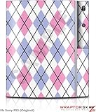 Sony PS3 Skin Argyle Pink and Blue
