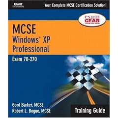 MCSE Training Guide: (70-270) Windows XP Professional (Training Guides)