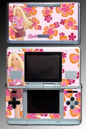 Barbie Princess 70s Doll Flowers Video Game Vinyl Decal Cover Skin Protector #6 for Nintendo DS