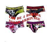 Lot de 4 boxers fille Freegun