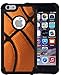 Corpcase - Hybrid Case for iPhone 6 Plus / iPhone 6S Plus - Basketball / Unique Case With Great Protection