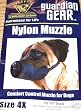 Dog Muzzle, Size 4 XL, Fits 10 3/4 snouts