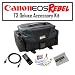 Starter Accessory Package for the Canon EOS Rebel T3 Digital Camera Featuring Canon SLR Gadget Bag, Opteka RC-4 Wireless Remote Control And More