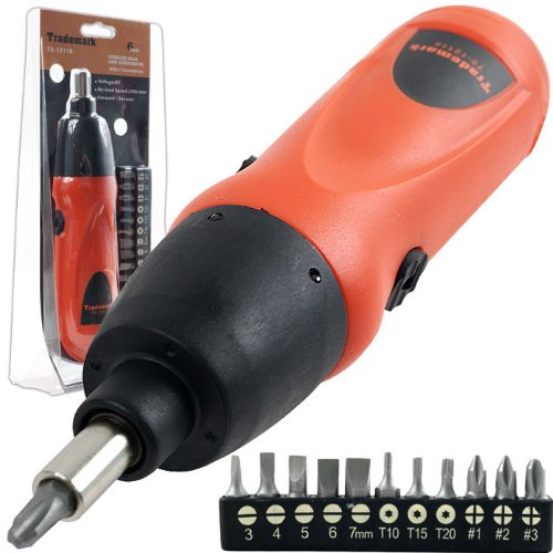 Trademark Tools Cordless Screwdriver with 11 bits