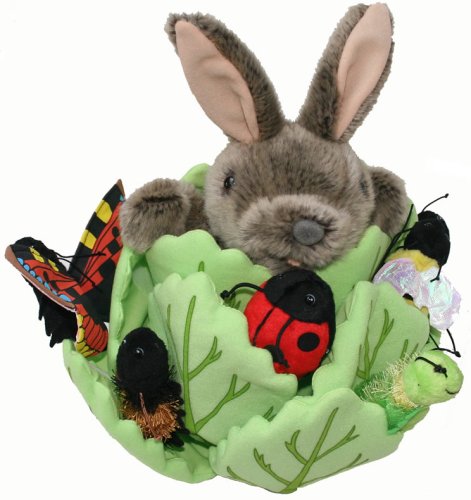 Rabbit in A Lettuce Hideaway Puppet