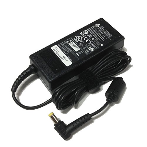 Genuine Delta 65W 19V 3.42A Laptop AC Adapter/Power Supply/Charger for Acer Aspire 1200 1410 1640 1680 3050 3100 3610 3680-2682 4315 4530 4710 4715z 4720Z 4720g 4730z 5001 5030 5102 5315-2142 5315-2326 5315-2373 5510 5517 5570Z 5580 5600 5670 5710 5735 5735z 6920 6920-6610 6920-6621 6920g zg5, with Free Power Cord (including free bag pouch)