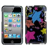 GTMax Chalkborad Star Snap-On Hard Cover Case For Apple iPod Touch 4th Generation