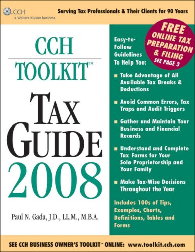 Tax Guide 2008 (Cch Business Owners Toolkit Tax Guide)