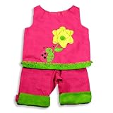 Picture Me by Austin & Ashley - Toddler Girls Capri Set, Fuschia, Lime