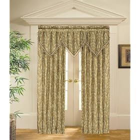 Persia Curtain Set w  Valance Sheer Tassels by KingLinen